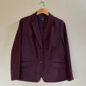 NWOT Talbots Wool Burgundy Blazer, size 16P